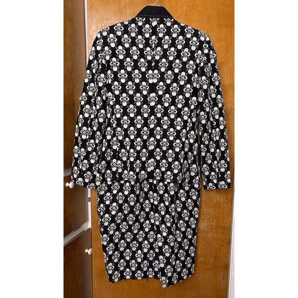 Gai Mattiolo Couture Black Embroidered Dress Blazer Suit Set Sz 44 Italy Runway - Picture 6 of 10